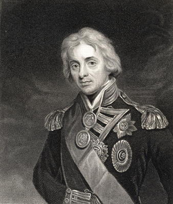 Portrait of Lord Horatio Nelson (1758-1805) (engraving) à Ecole anglaise, (19ème siècle)