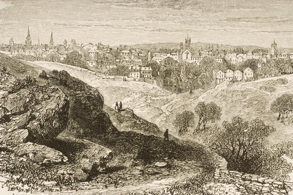 Salem, in c.1870, from 'American Pictures' published by the Religious Tract Society, 1876 (engraving à Ecole anglaise, (19ème siècle)