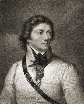 Tadeusz Andrzej Bonawentura Koshciuszko (1746-1817) from 'Gallery of Portraits', published in 1833 ( à Ecole anglaise, (19ème siècle)