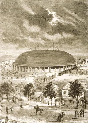 The Mormon Tabernacle, c.1870, from 'American Pictures', published by The Religious Tract Society, 1 à Ecole anglaise, (19ème siècle)