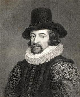 Francis Bacon, 1st Baronet (1561-1626) from 'Gallery of Portraits', published in 1833 (engraving)