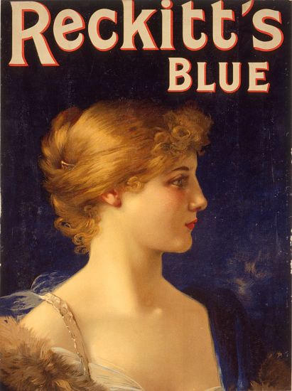 Advertisement for 'Reckitts Blue' carbolic soap à Ecole anglaise, (20ème siècle)