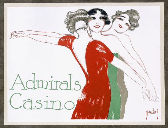 Poster for Admirals Casino à Ecole anglaise, (20ème siècle)