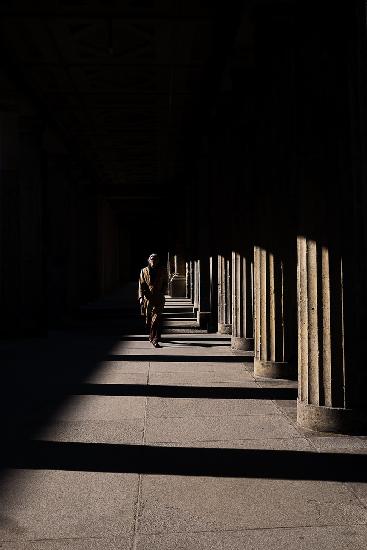 columns and shadows