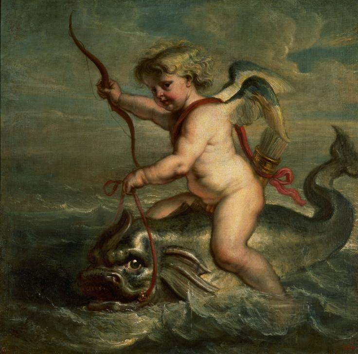 Cupid on a Dolphin à Erasmus Quellinus