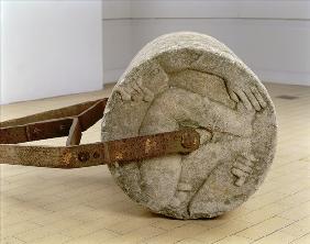 `Adam and Eve'' Garden Roller, 1933 (portland stone and iron) 