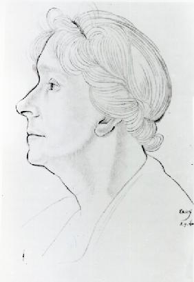 Mary Ethel Gill, 1940 (pencil & sanguine on paper) 