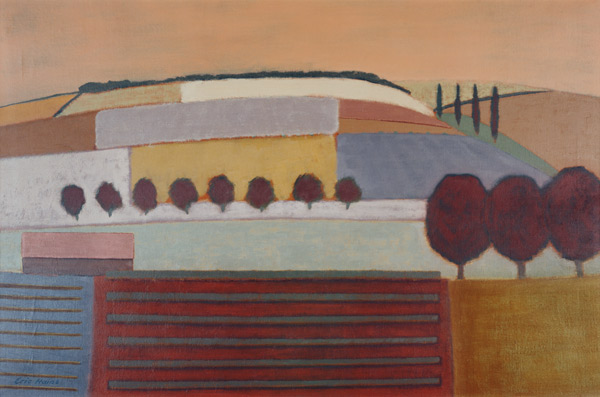 Roussillon Landscape (oil on canvas)  à Eric  Hains