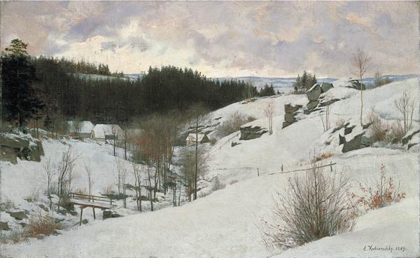 Winter in the Sudeten Mountains à Erich Kubierschky