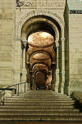 Montmartre - Eingang zur Sacré Coeur à Erich Teister