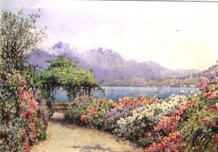 Lake Como from the Villa Carlotta à Ernest Arthur Rowe