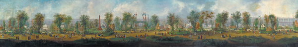 Panoramic View of the Exhibition of 1855 à Ernest Lami de Nozan