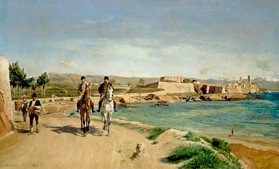 Antibes, the Horse Ride à Ernest Meissonier