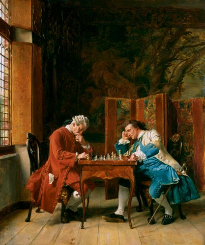 The Chess Players à Ernest Meissonier