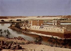 l'île Philae sur le Nil (Nubien/l'Egypte) à Ernest Vermeulen