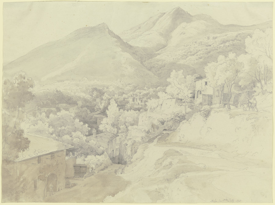 Ansicht von Massa di Carrara à Ernst Fries