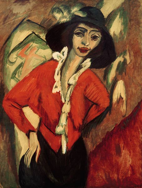 Tête de femme, Gerda à Ernst Ludwig Kirchner