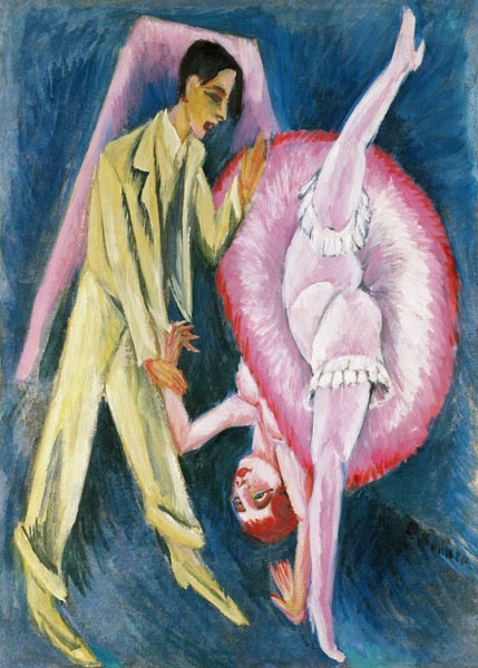 couple de dance à Ernst Ludwig Kirchner