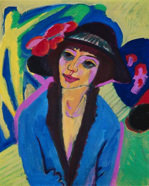 Portrait de Gerda à Ernst Ludwig Kirchner