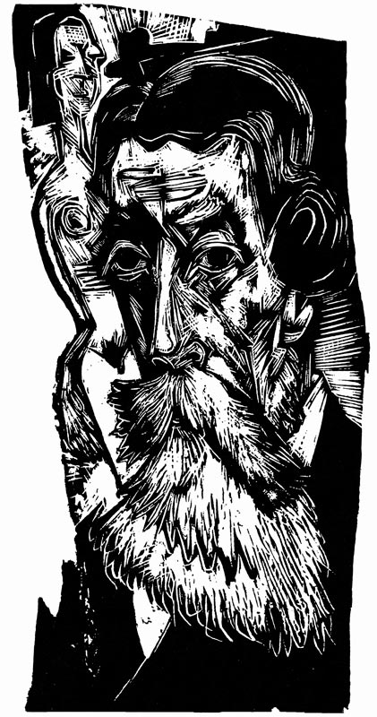 Portrait de Ludwig Schames à Ernst Ludwig Kirchner