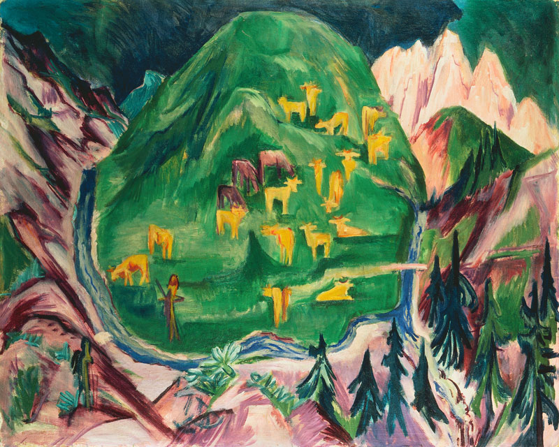 Pasture à Ernst Ludwig Kirchner
