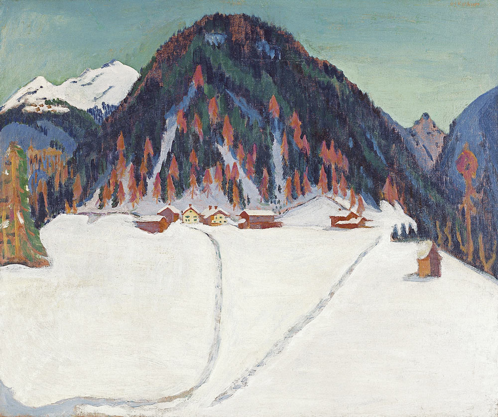 The Junkerboden under Snow à Ernst Ludwig Kirchner