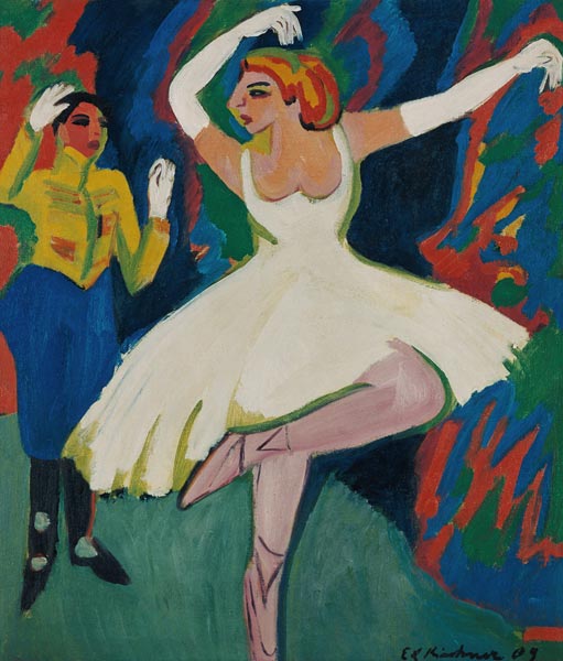 Danseuse russe à Ernst Ludwig Kirchner