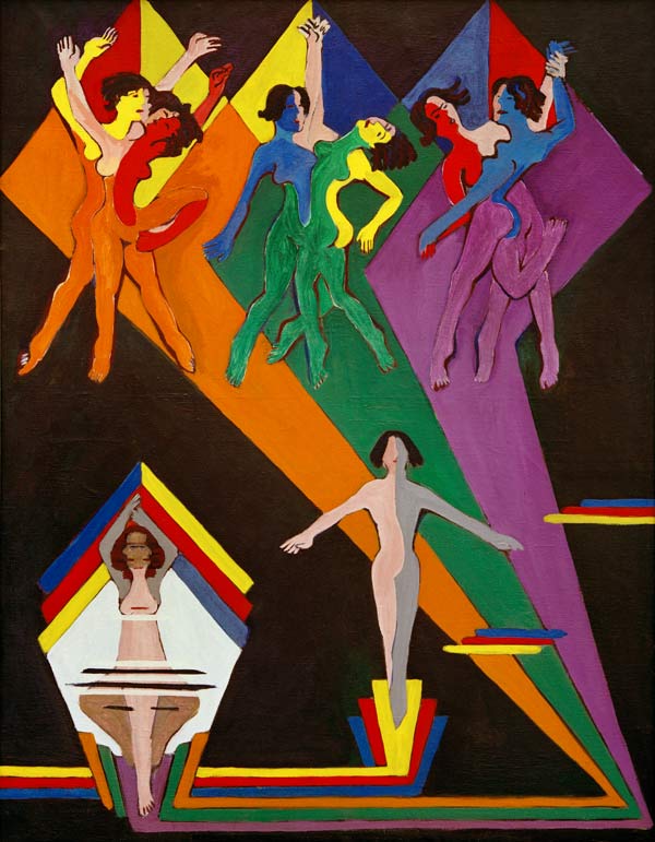 Girls dancing à Ernst Ludwig Kirchner