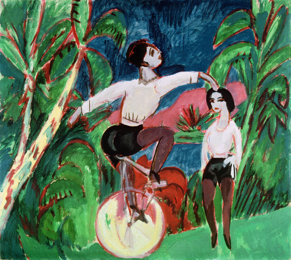 Unicycle Rider à Ernst Ludwig Kirchner