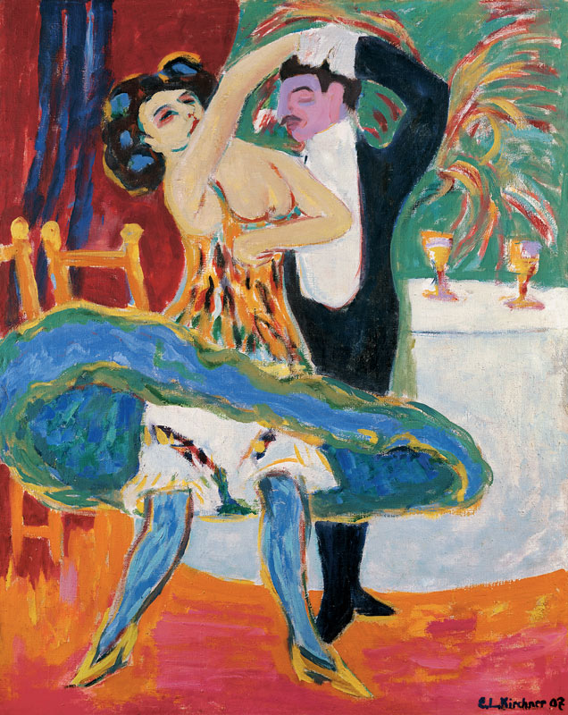 Vaudeville Theater (English Dancing Couple) à Ernst Ludwig Kirchner
