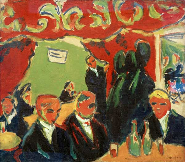 Bar à vin à Ernst Ludwig Kirchner