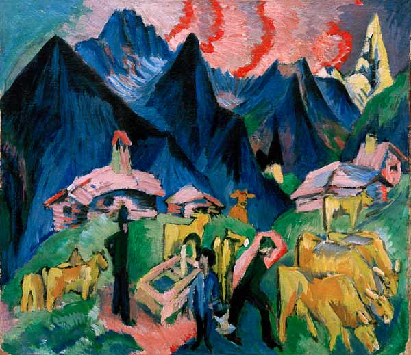 La vie alpine à Ernst Ludwig Kirchner