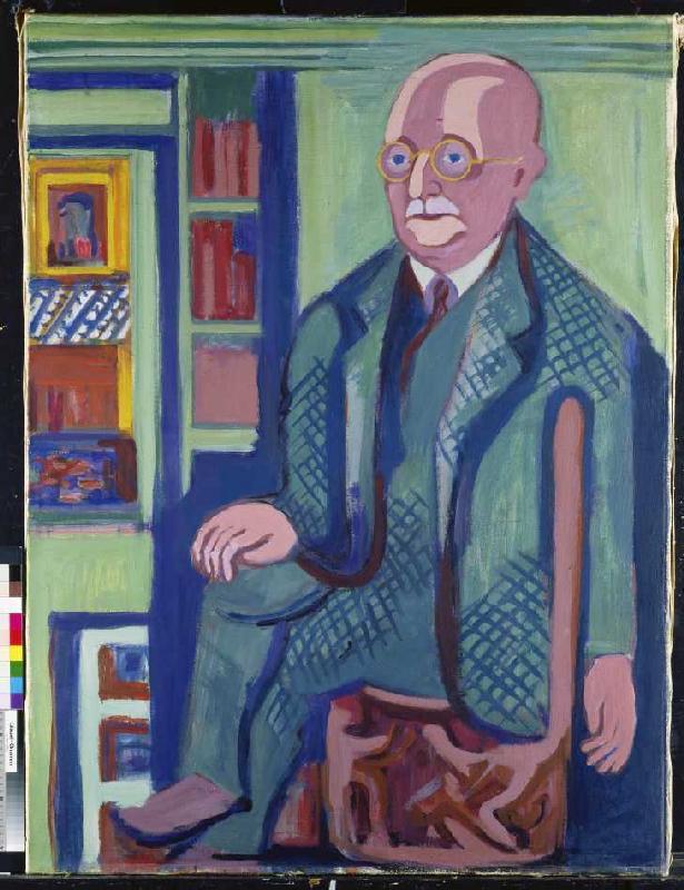 portrait de Dr Carl Hagemann à Ernst Ludwig Kirchner