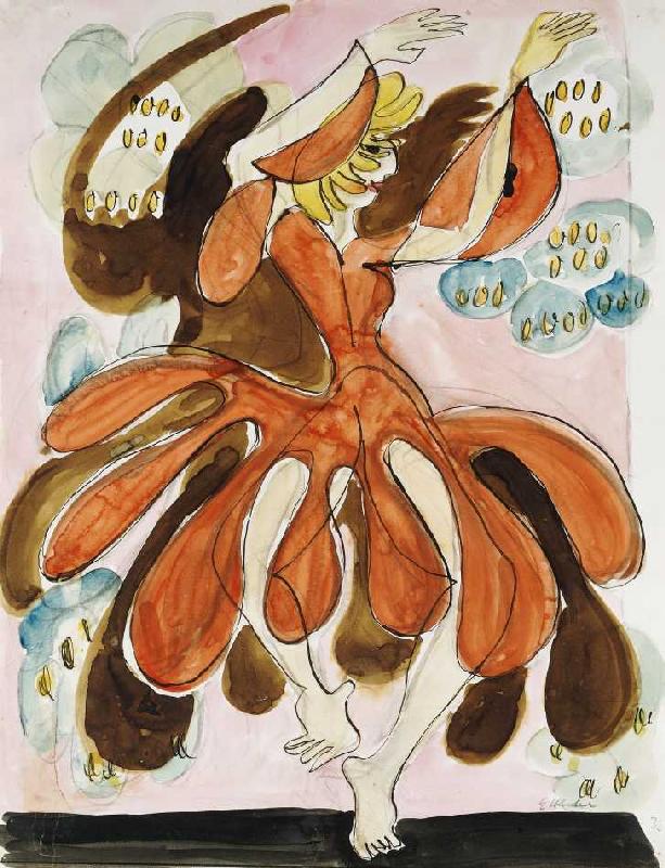 La danseuse Palucca à Ernst Ludwig Kirchner