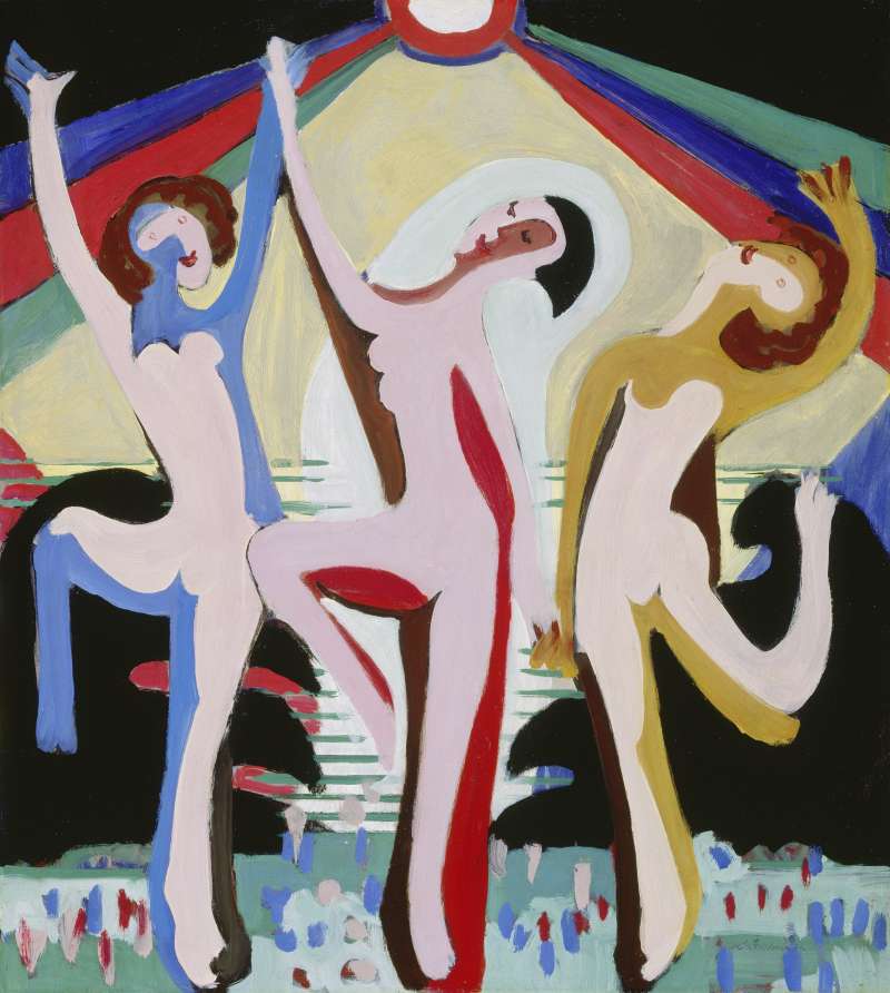 Farbentanz. à Ernst Ludwig Kirchner