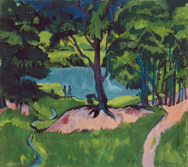 Mer dans le forêt de Bohême à Ernst Ludwig Kirchner