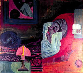 Plus maladivement dans la nuit (le patient) à Ernst Ludwig Kirchner