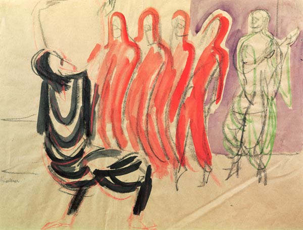 L'école de danse Mary Wigmans à Ernst Ludwig Kirchner