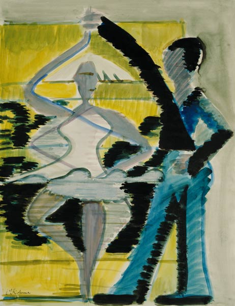 Couple (danseur tournant) à Ernst Ludwig Kirchner
