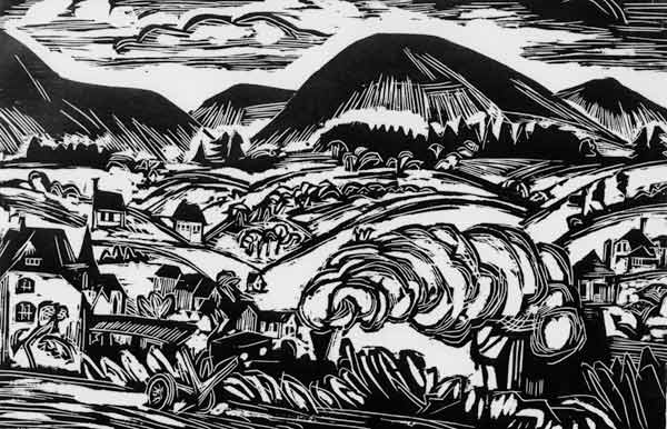 Taunus Landscape à Ernst Ludwig Kirchner