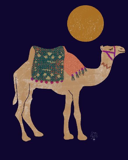 Camel and Moon   Erum Khalili.png