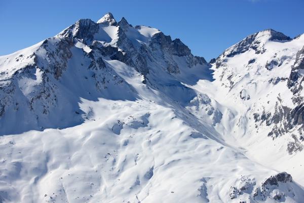 Bergpanorama im Winter à Ervin Monn