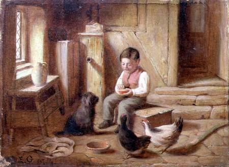 Feeding the Fowl à E.S. Greig