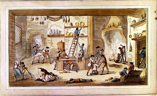 Sacking a farm during the period of the French Revolution à Etienne Bericourt