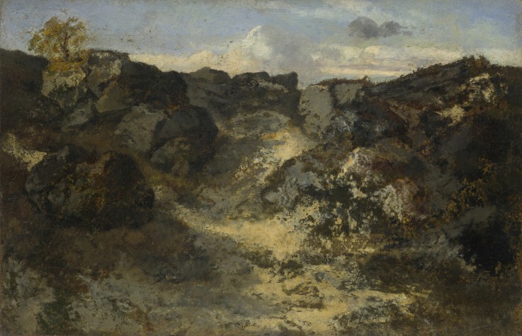 Rocky Landscape à Etienne-Pierre Théodore Rousseau