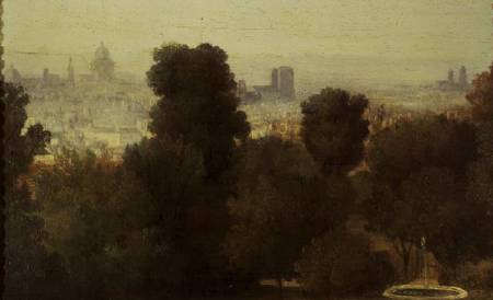 Paris seen from the Heights of Belleville à Etienne-Pierre Théodore Rousseau