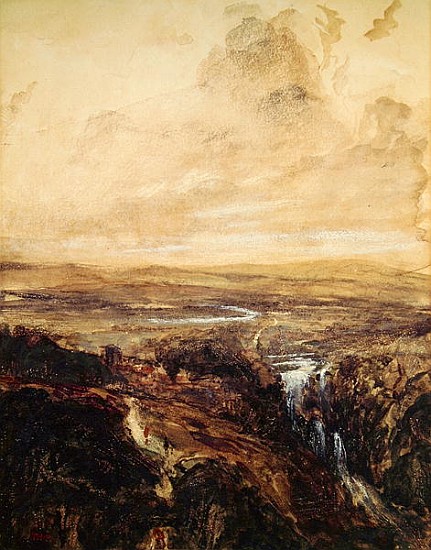 Vallee d''Avergne à Etienne-Pierre Théodore Rousseau