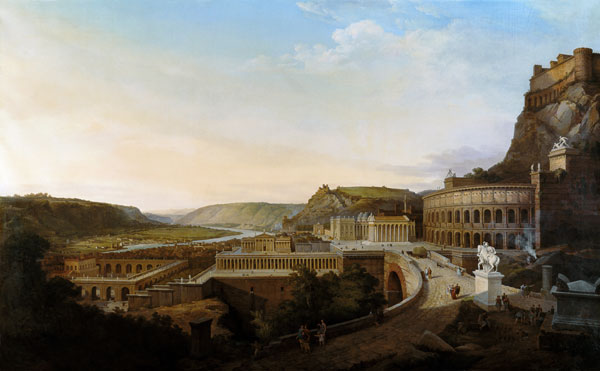 View of Vienna in Roman Times à Etienne Rey