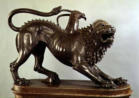 The Wounded Chimera of Bellerophon  (for detail see 104199) à Étrusque