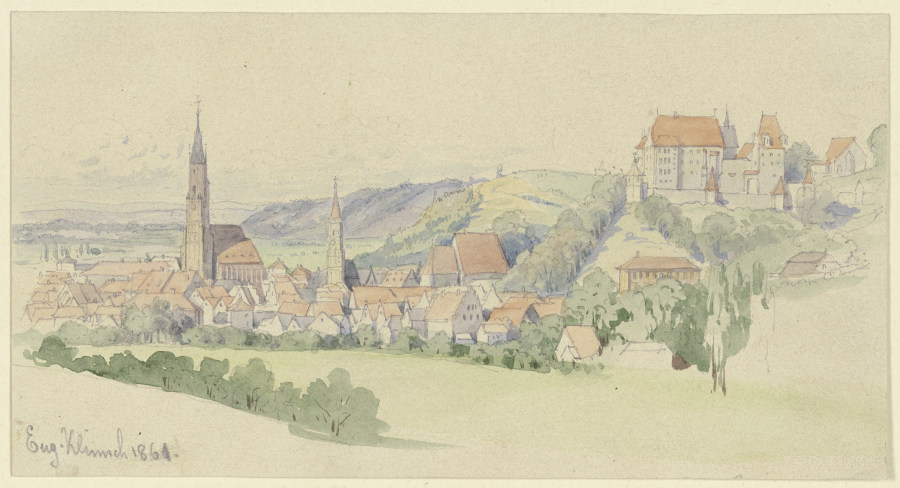 View of Landshut à Eugen Klimsch